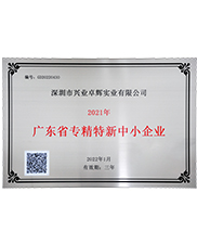 广东省专精特新中小企业